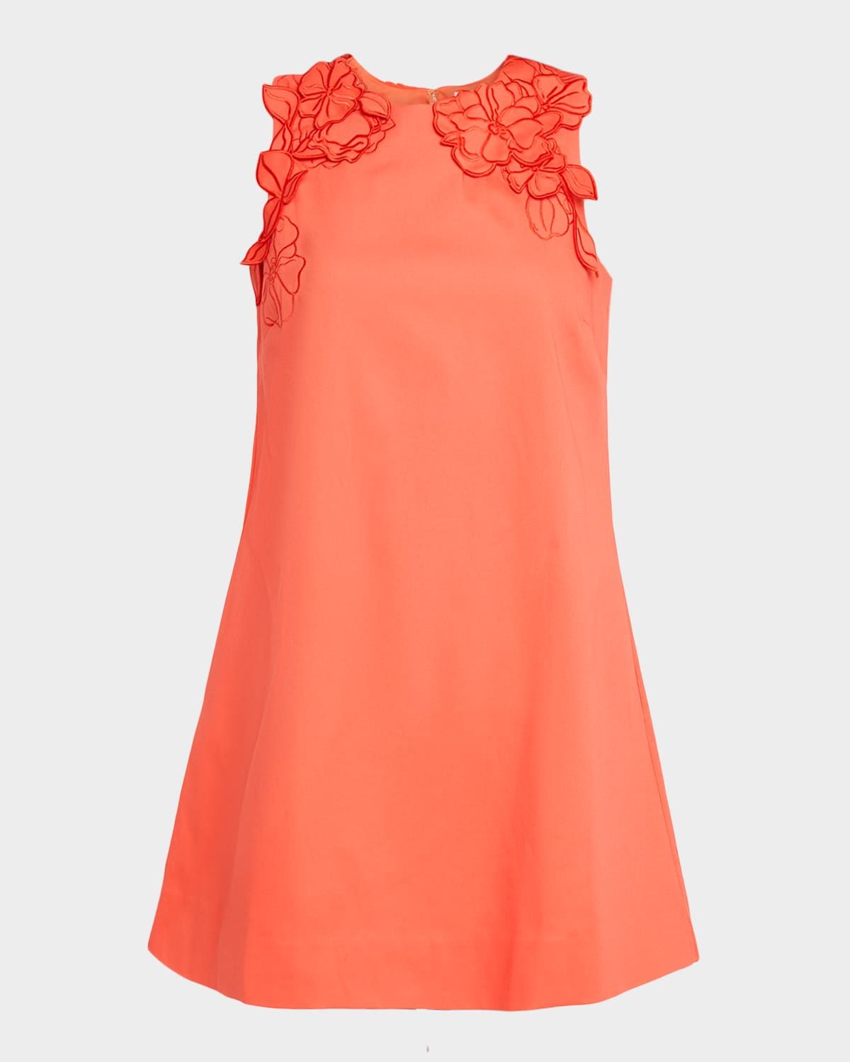 Juniper Floral Applique Mini Shift Dress