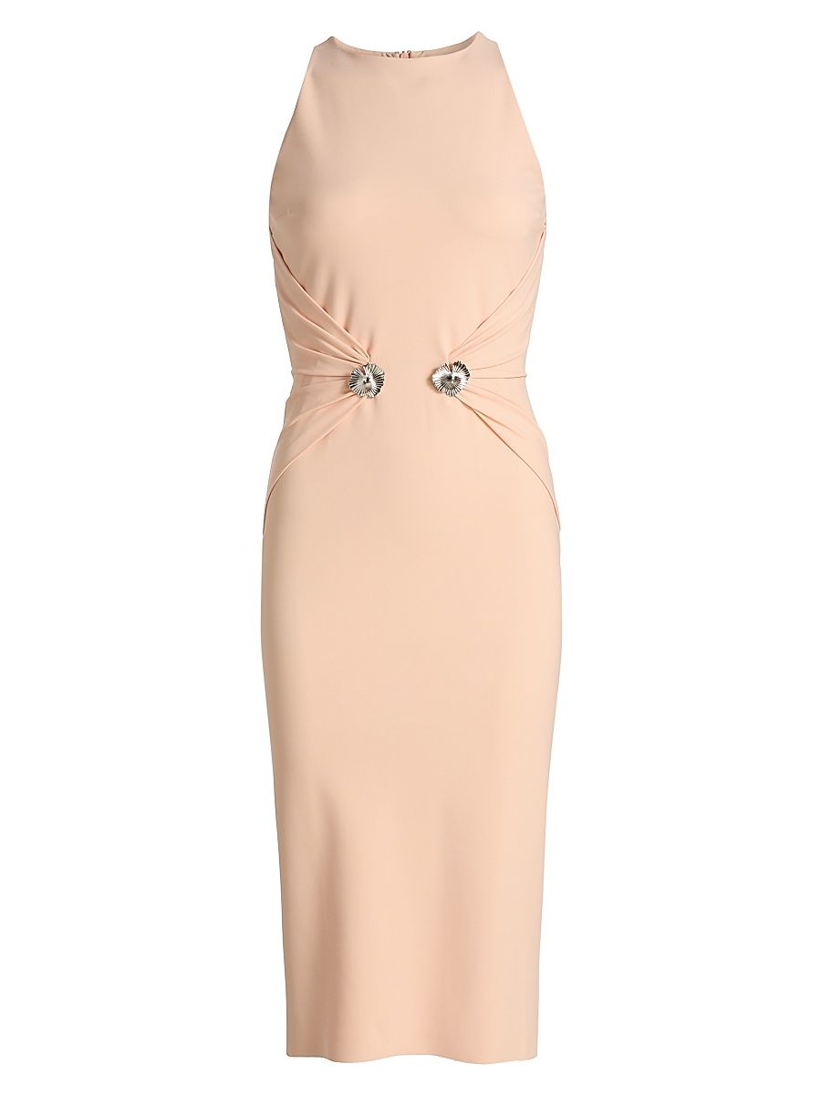 Women's Nereo Ruched Sheath Knee-Length Dress - Peau Dange - Size 2