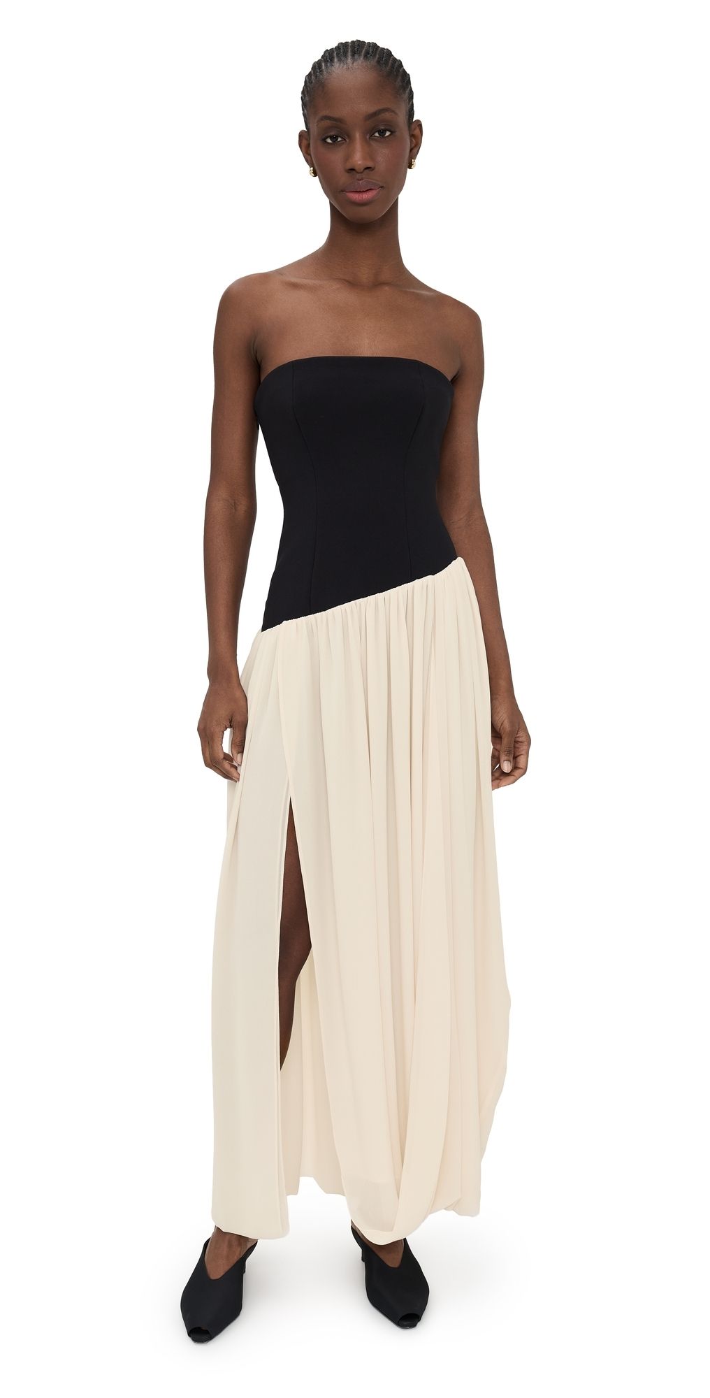 Ronny Kobo Ballad Dress Black/Ivory S