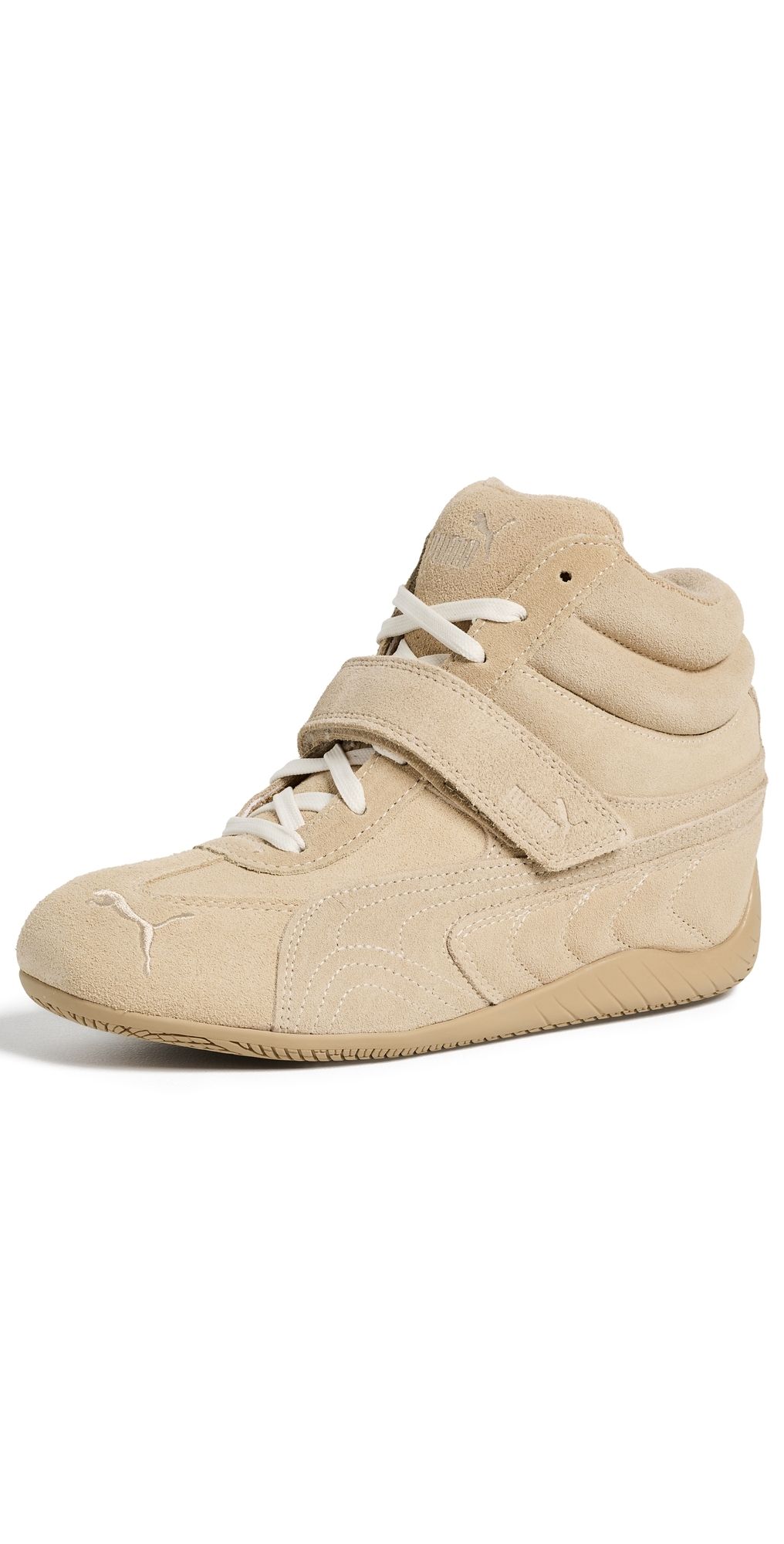 PUMA Speedcat Wedge Tonal Sneakers Sand Dune/Alpine Snow 6.5