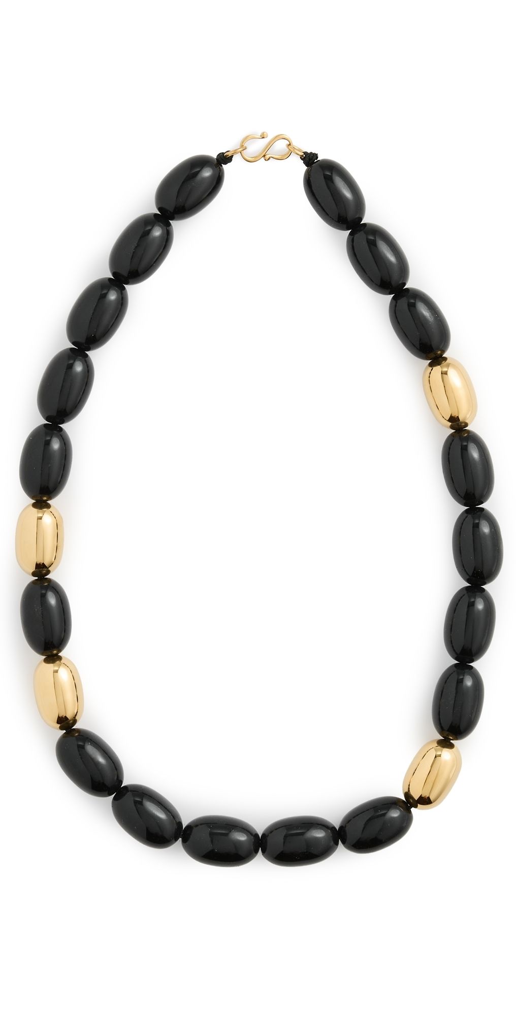 Heaven Mayhem Clementine Necklace Black/Gold One Size