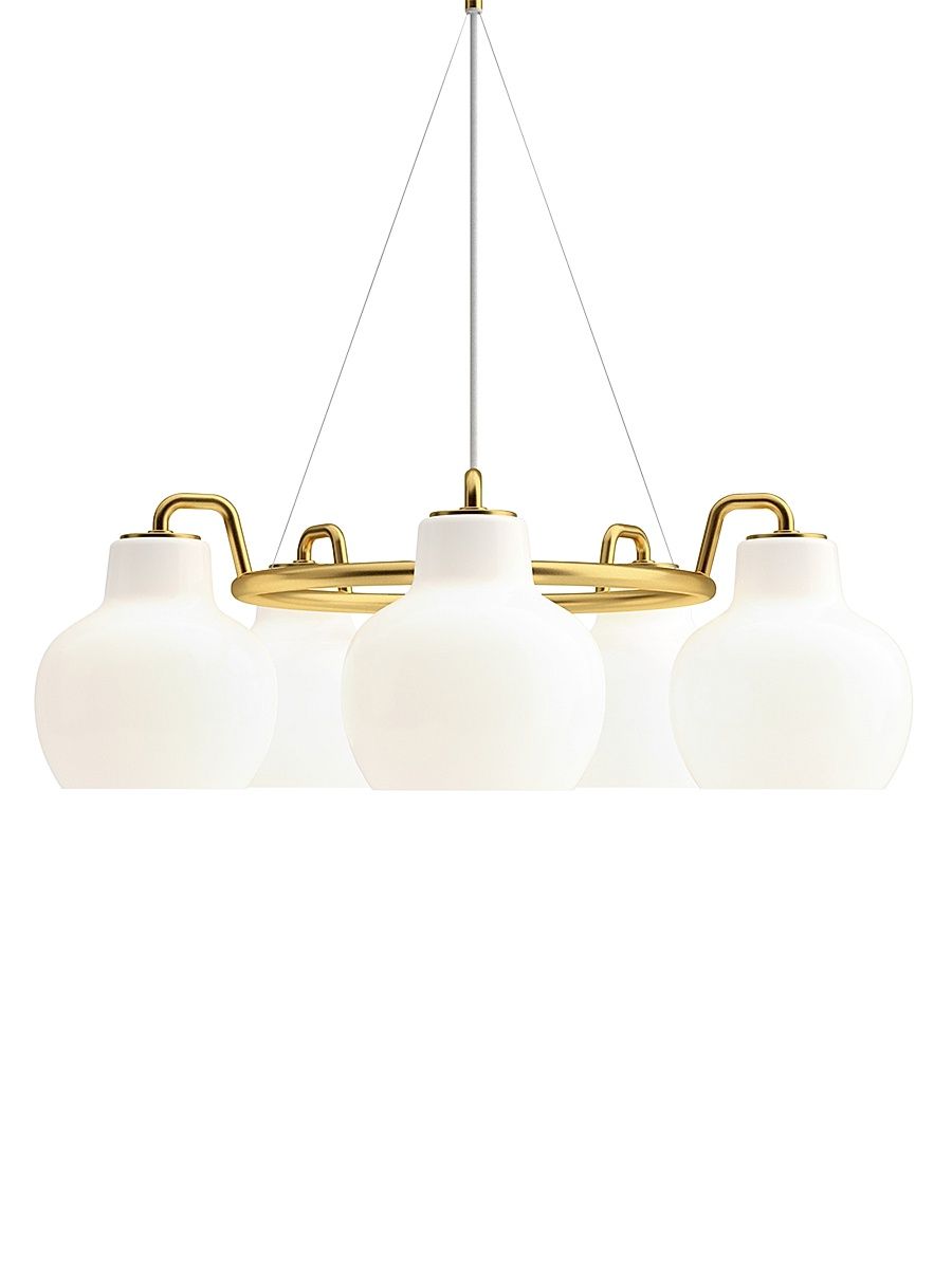 VL Ring Crown 5-Light Chandelier - Gold