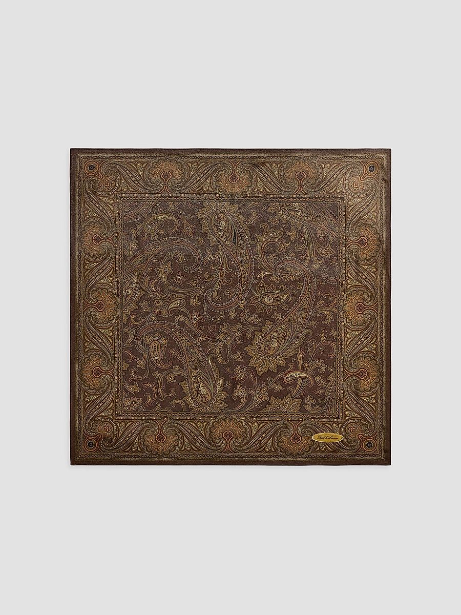 Ralph Lauren Collection Women's Paisley Silk-Blend Square Scarf - Brown Multi