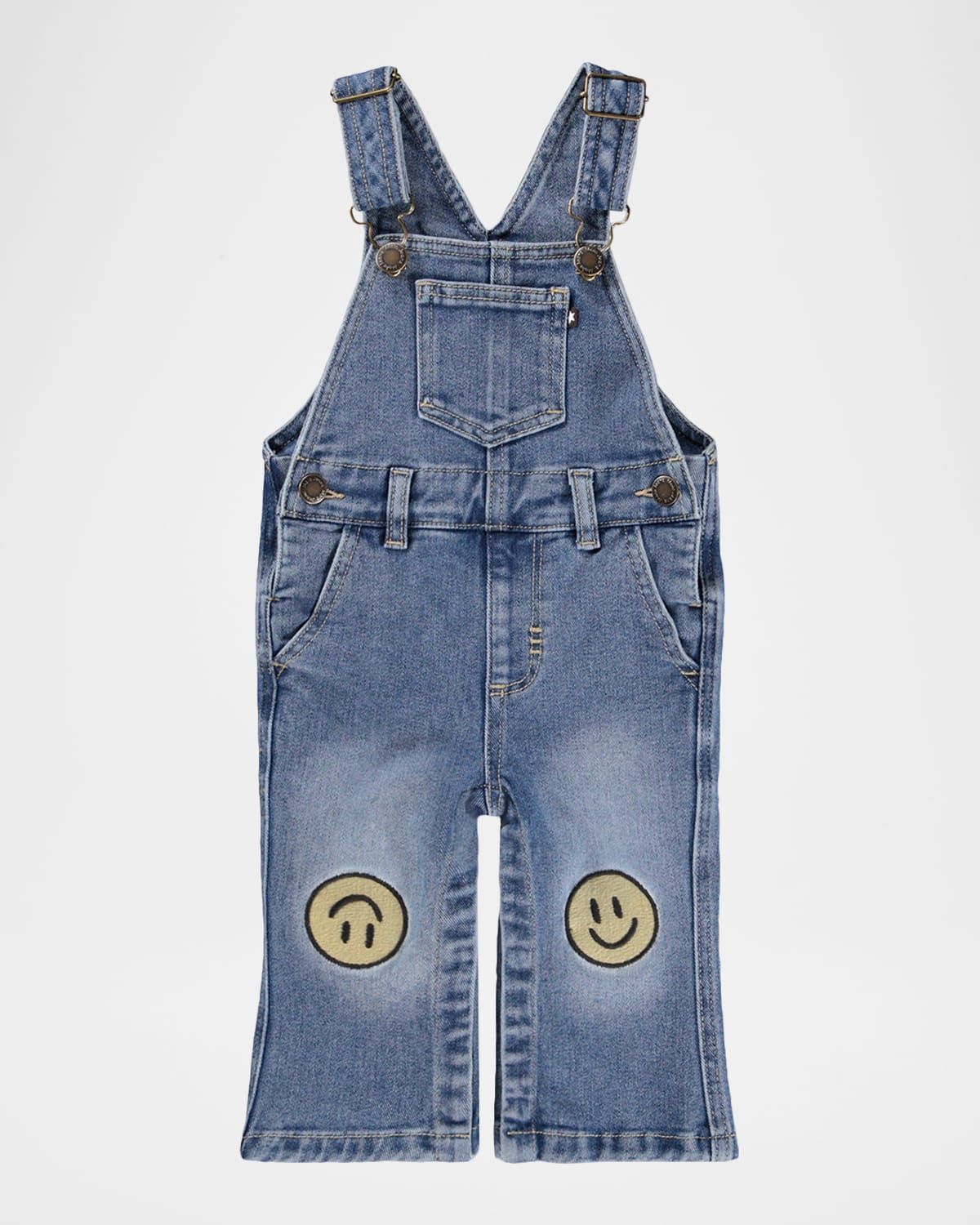Boy & apos;s Stellan Denim Overalls, Size 3M-24M