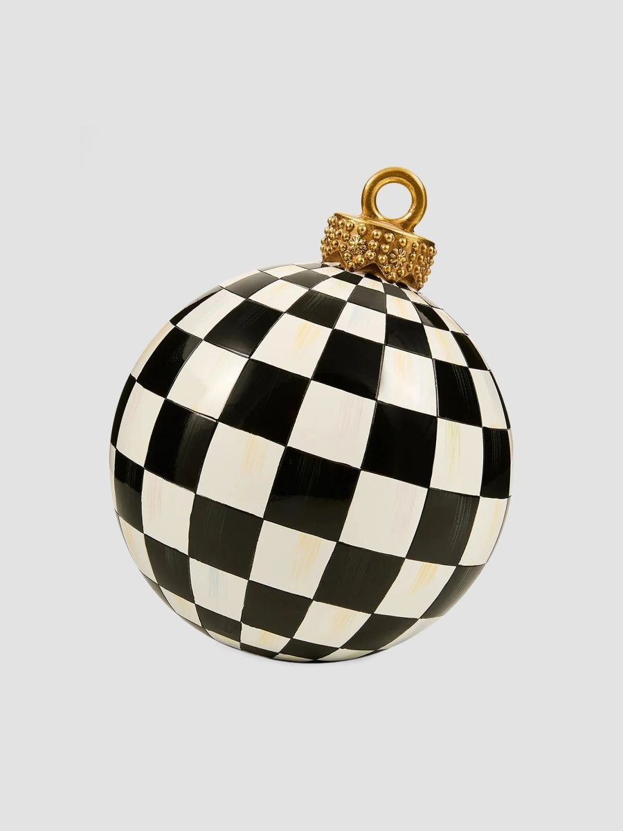 MacKenzie-Childs Courtly Check Tabletop Ornament