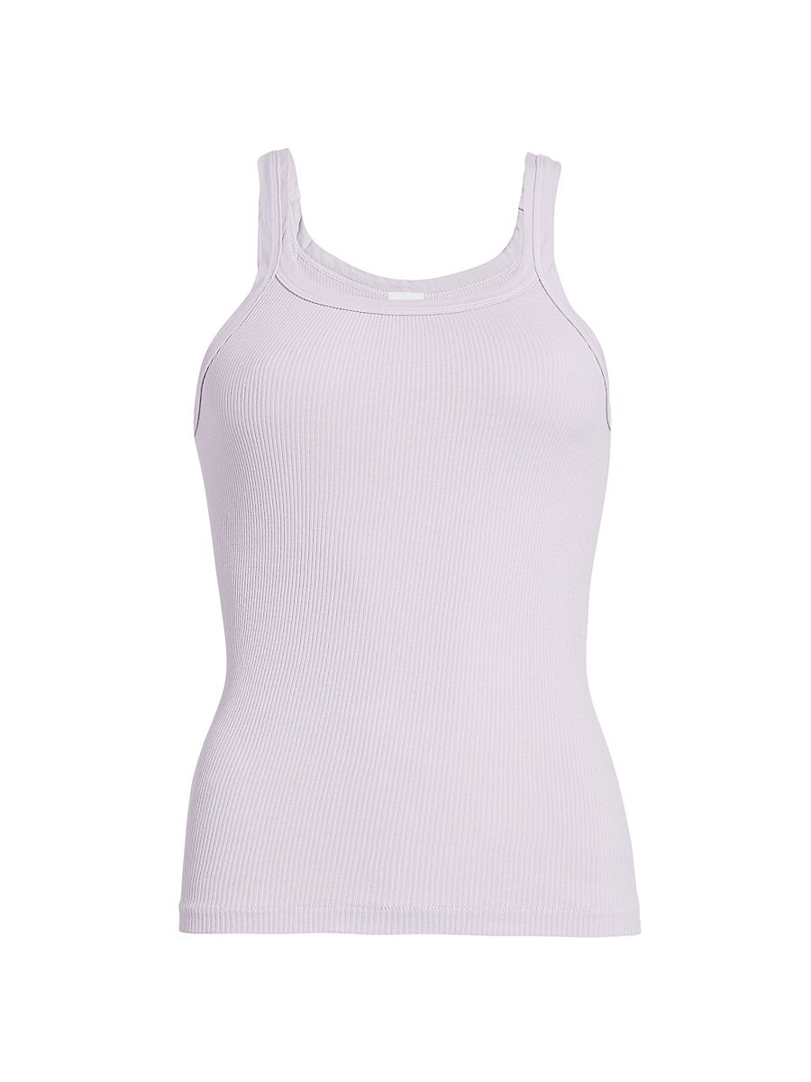 Women's Ribbed Racerback Tank - Lilac - Size XS