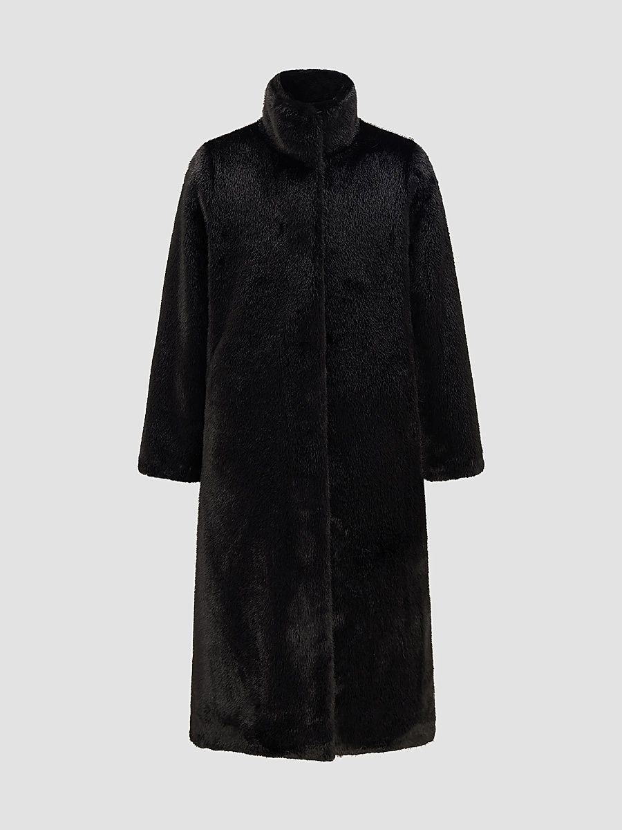 Lyla Grant Women's Mink Reversible Coat - Black - Size Small