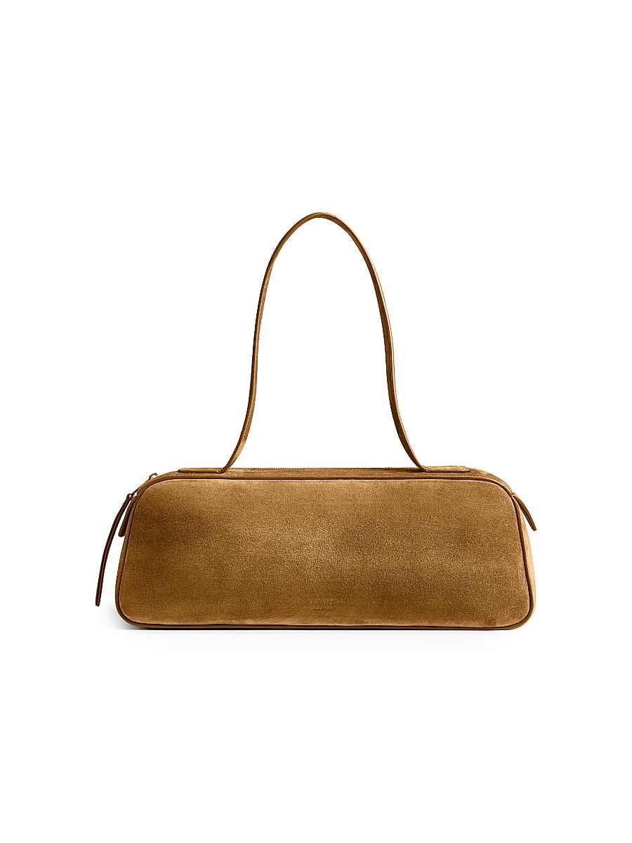 Women's Simona Suede Shoulder Bag - Mud