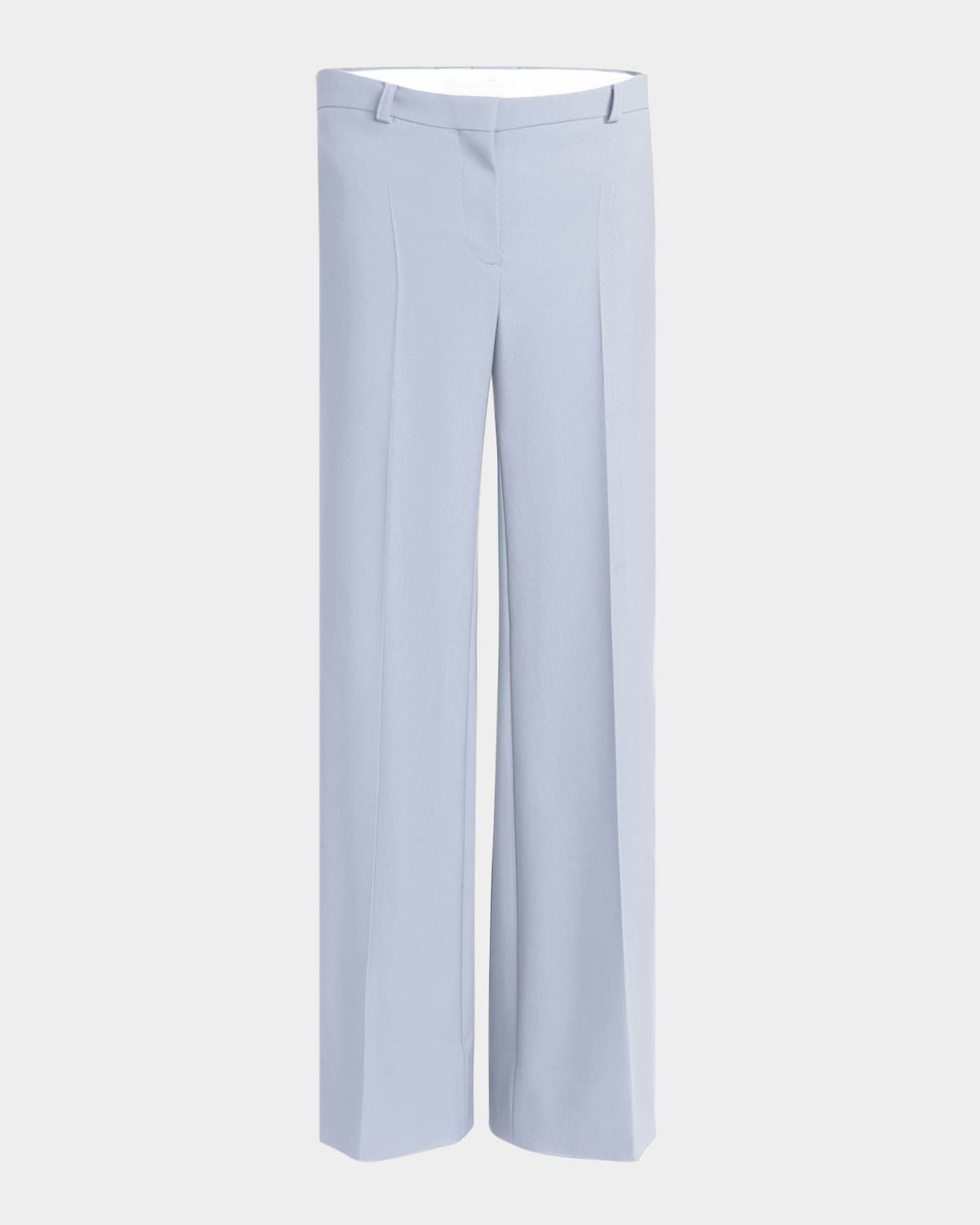 Flared Suiting Wool Trousers
