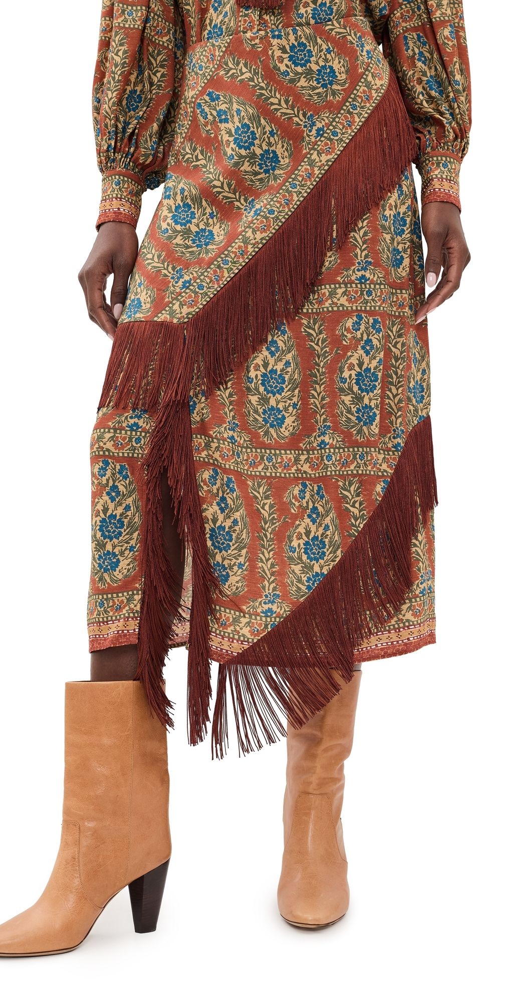 Hunter Bell Allyne Skirt Amber Glen Brown 6