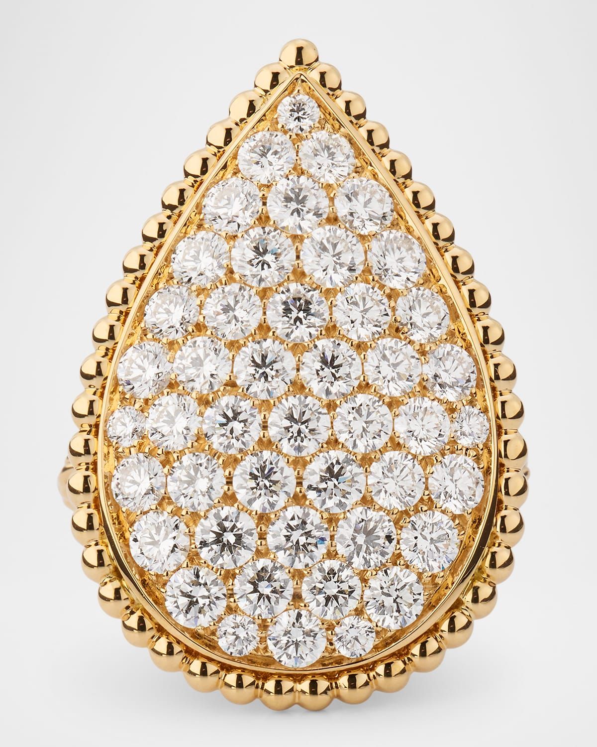 Serpent Boheme XL 18K Yellow Gold Diamond Ring