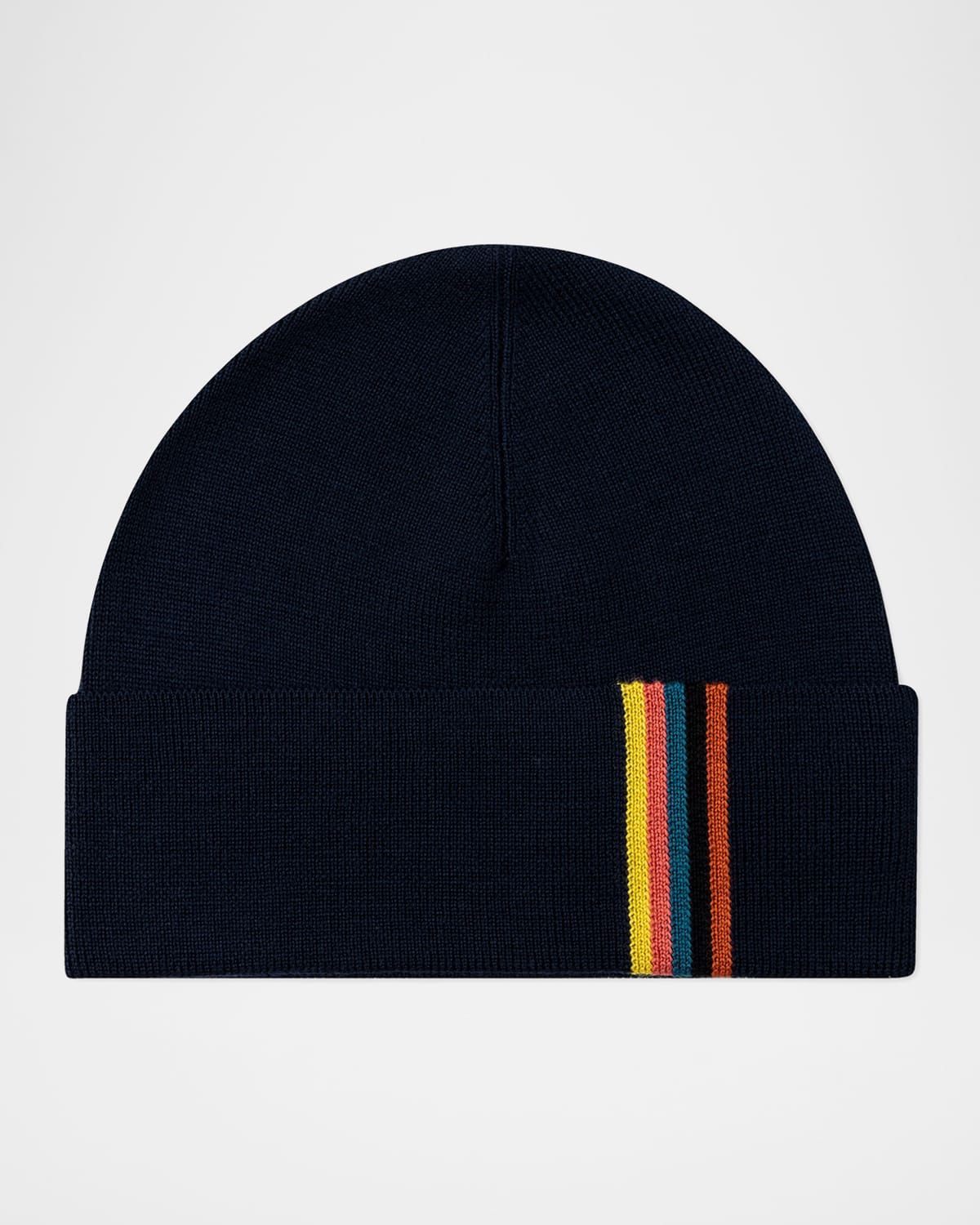 Men & apos;s Wool Artist Stripe Beanie Hat