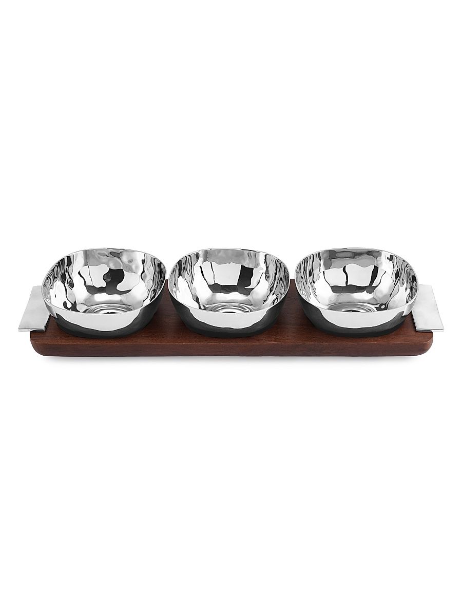 Reflective Triple Bowl
