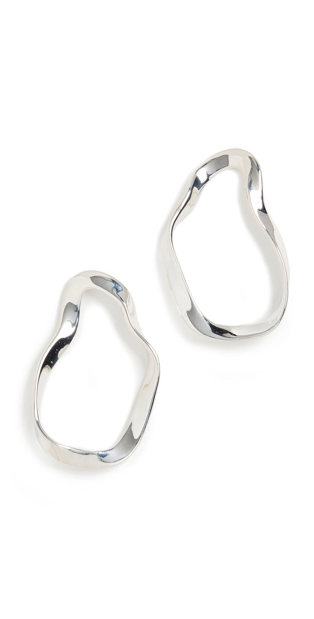 AGMES Small Vera Earrings Sterling Silver One Size