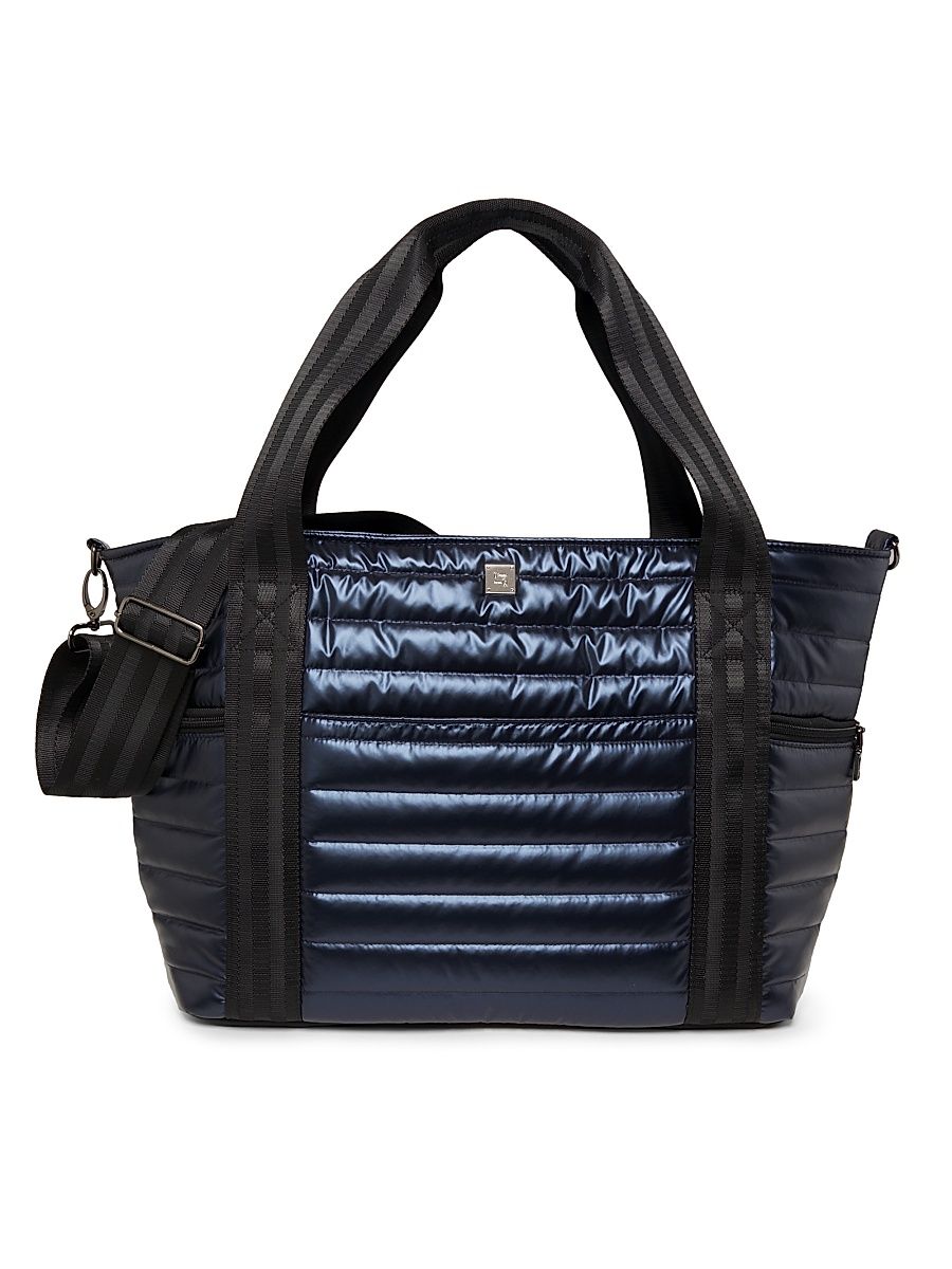 Women's Jetset Wingman Quilted Tote Bag - Pearl Indigo