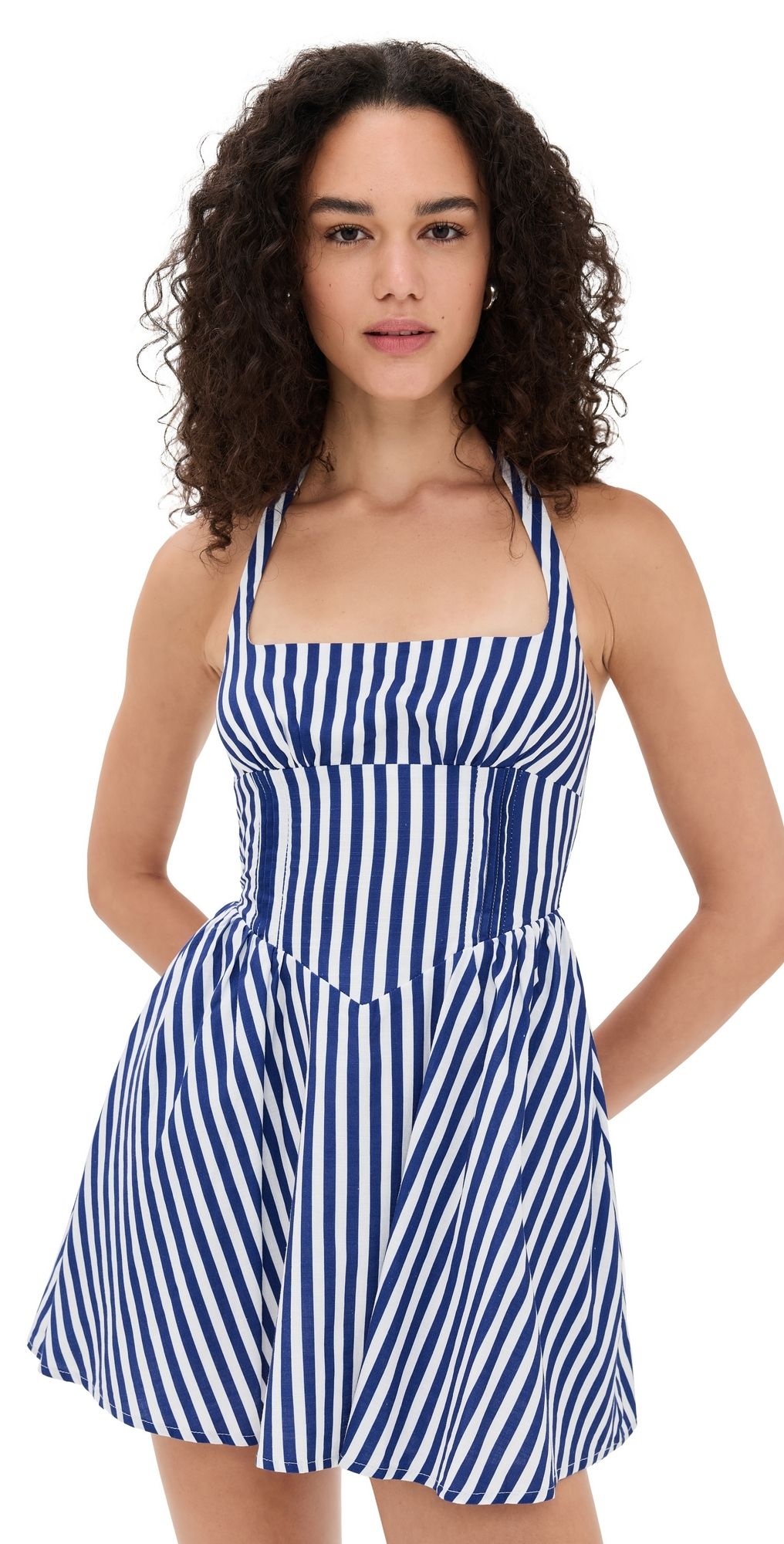 Seven Wonders Calianna Mini Dress Navy Stripe L