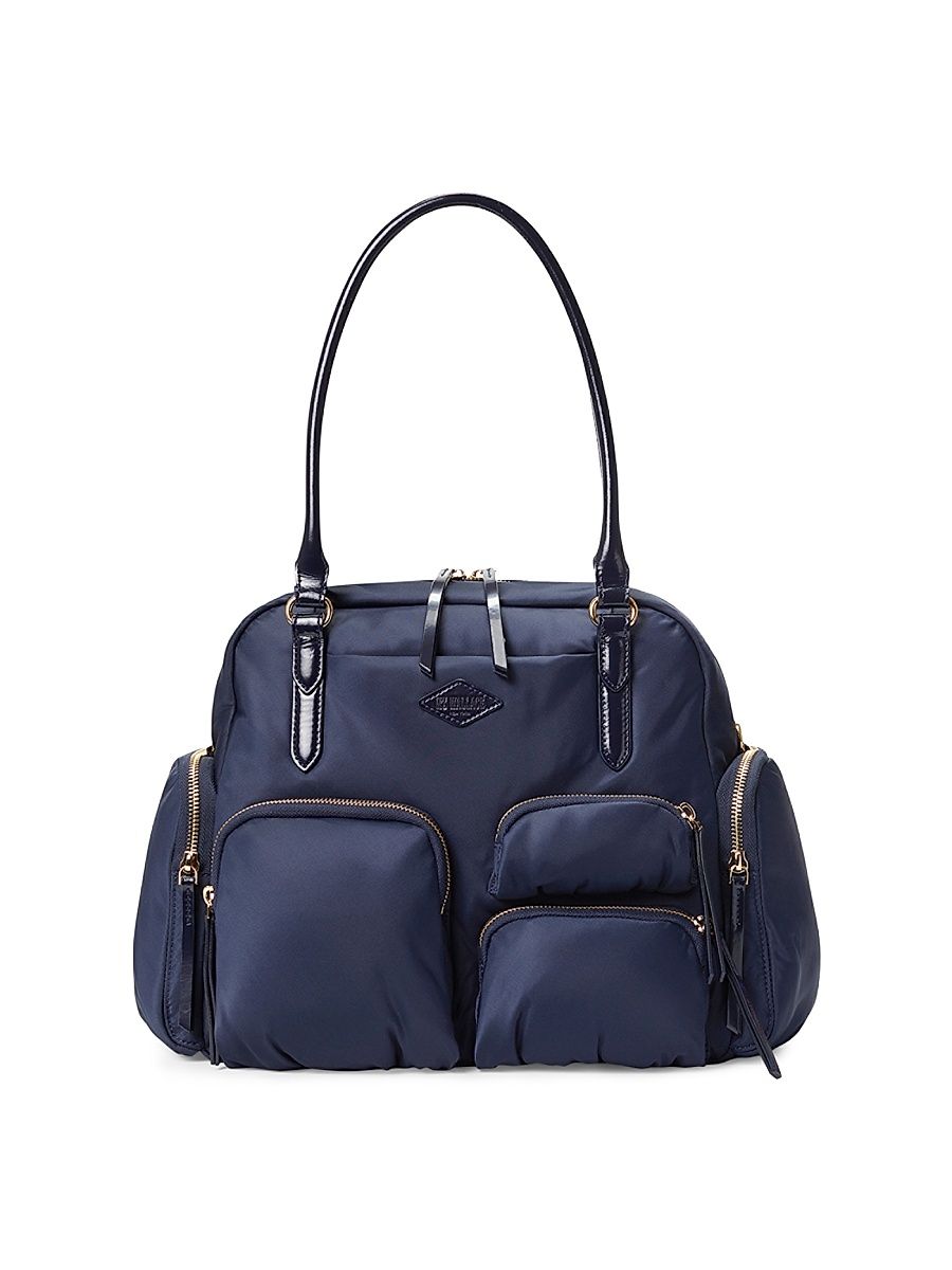Women's Chelsea Zip-Pouch Shoulder Bag - Navy