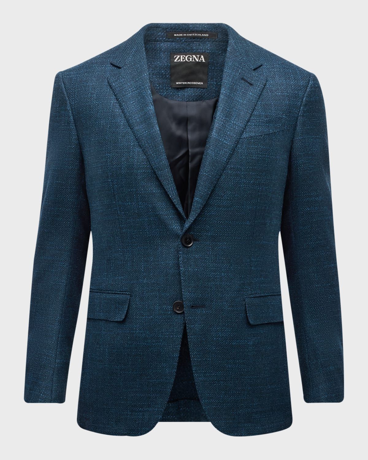 Men & apos;s Crossover Wool-Cashmere Blazer