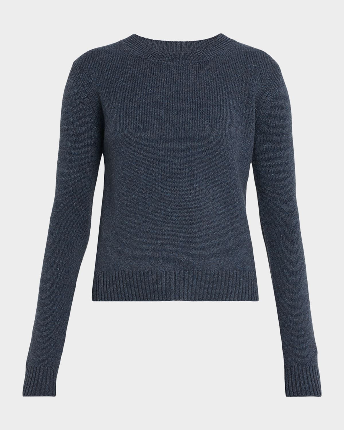Sony Cashmere Shrunken Crewneck Sweater