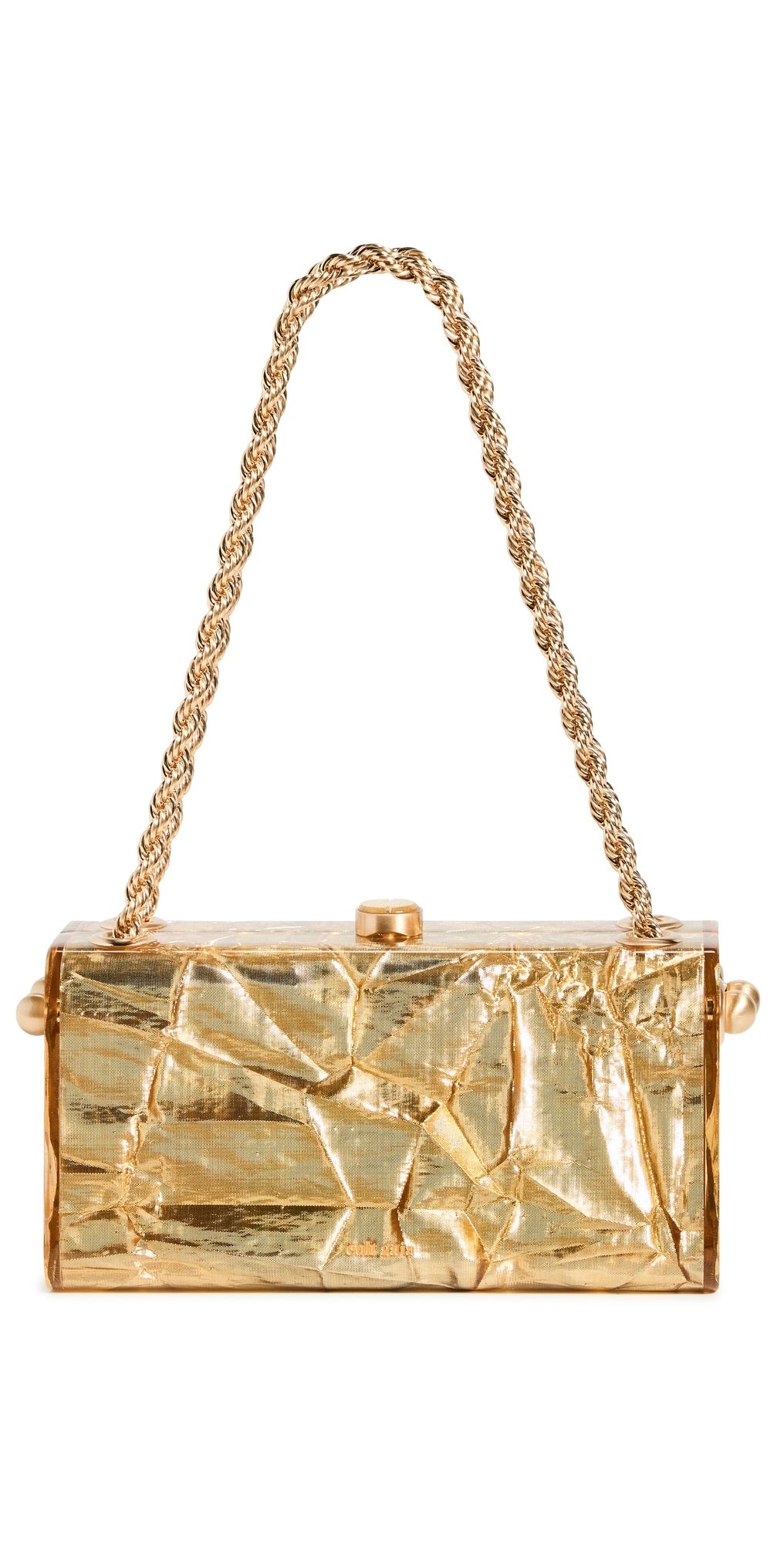 Cult Gaia Hajar Shoulder Bag Gold One Size
