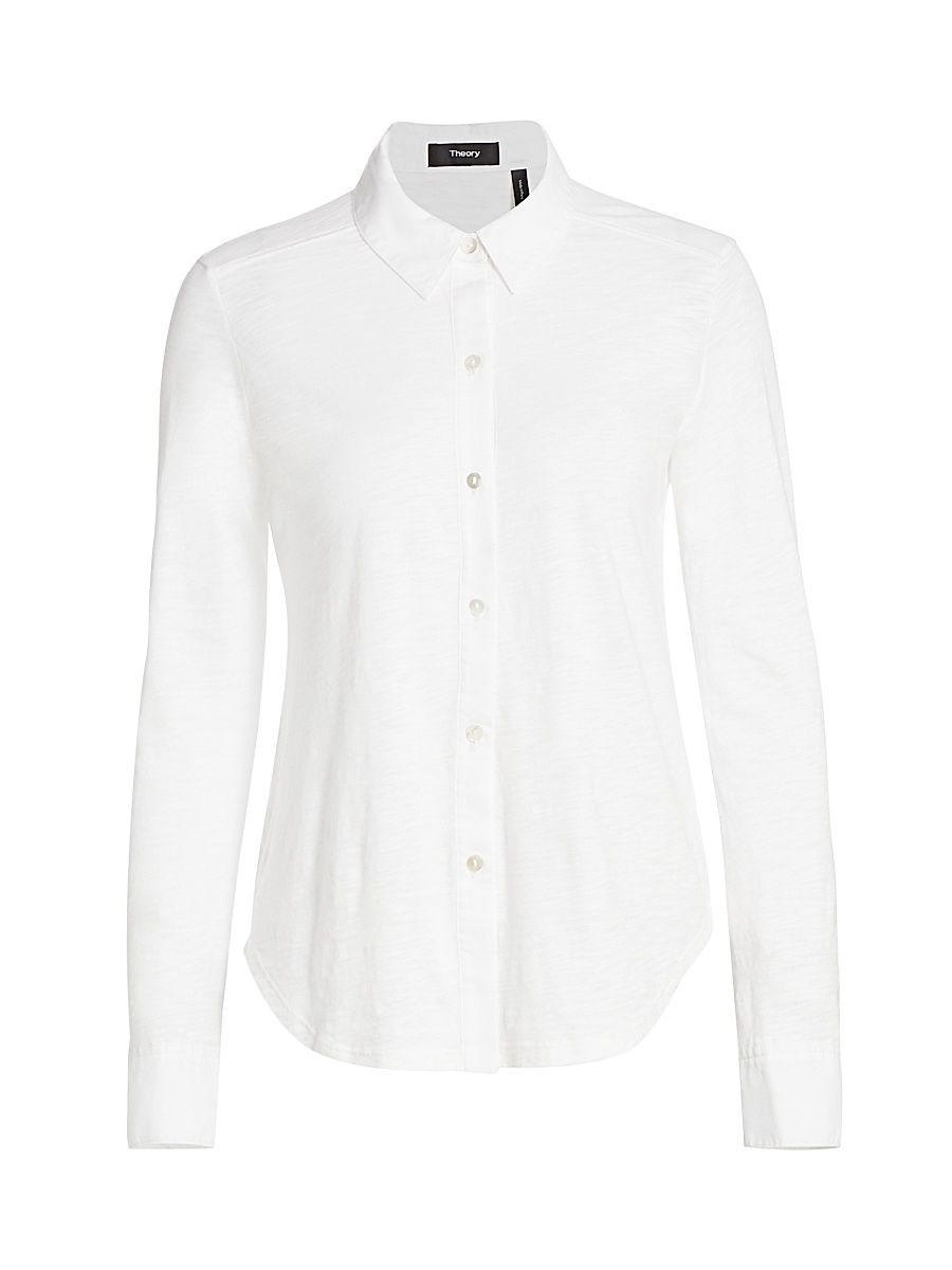 Women's Riduro Organic Cotton Shirt - White - Size Large