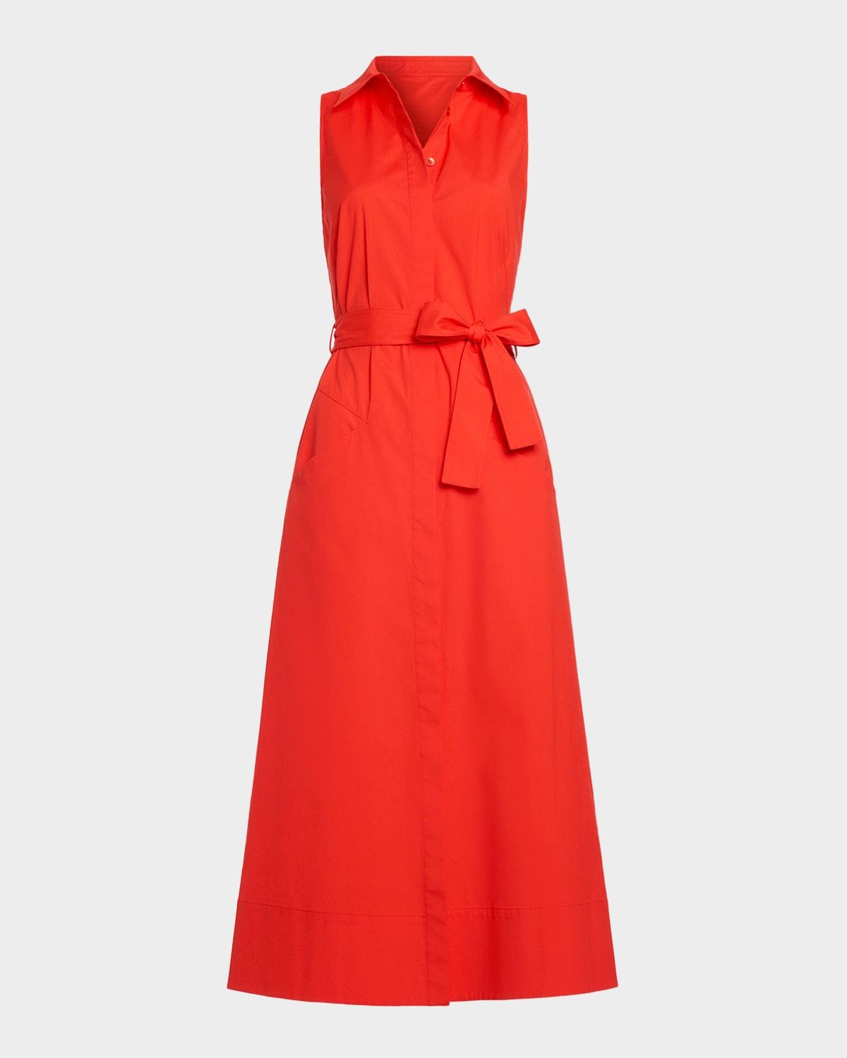 Darcey Belted Midi Shirtdress