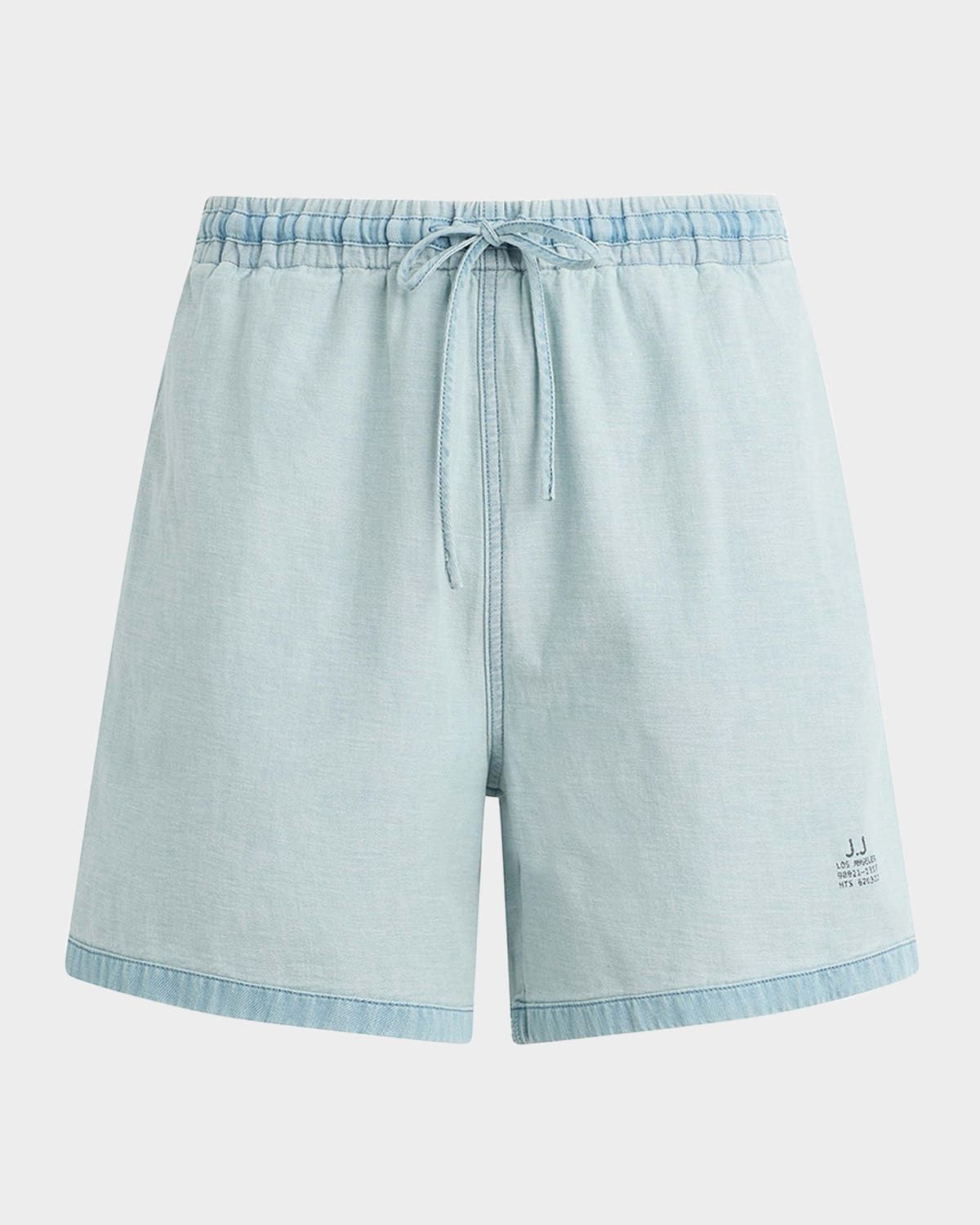 Men & apos;s Reverse Chambray Drawstring Shorts