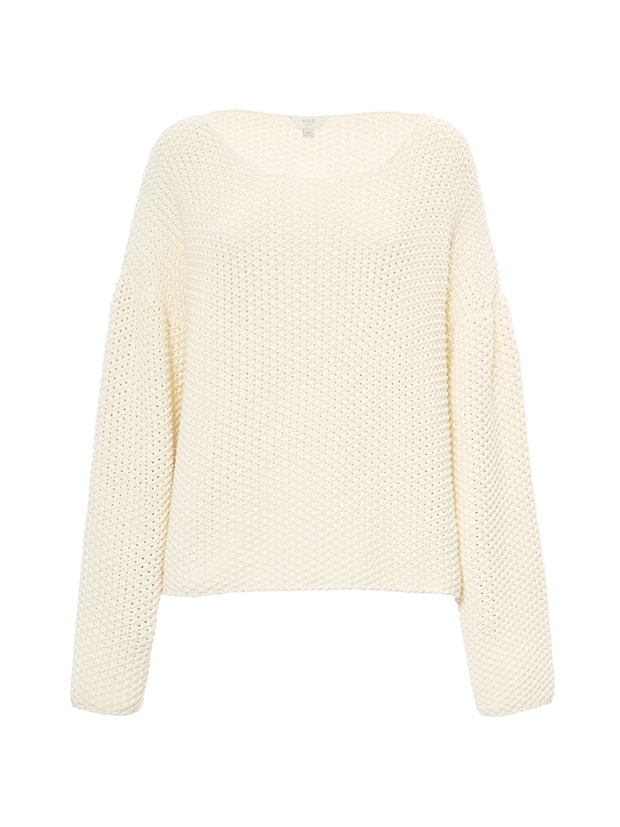 Women's Boatneck Oversized Sweater - Margherita - Size Large