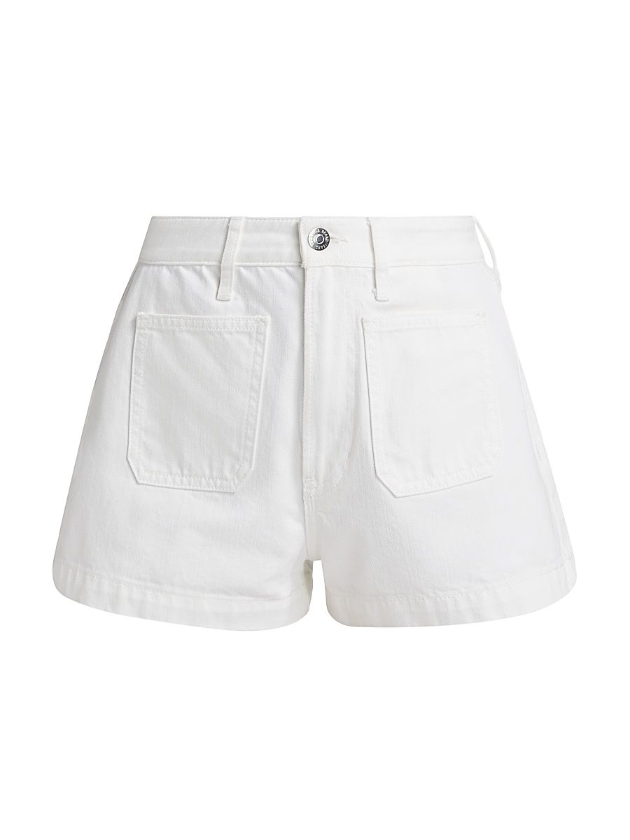 Women's Timmi Patch Pocket Shorts - White - Size 32
