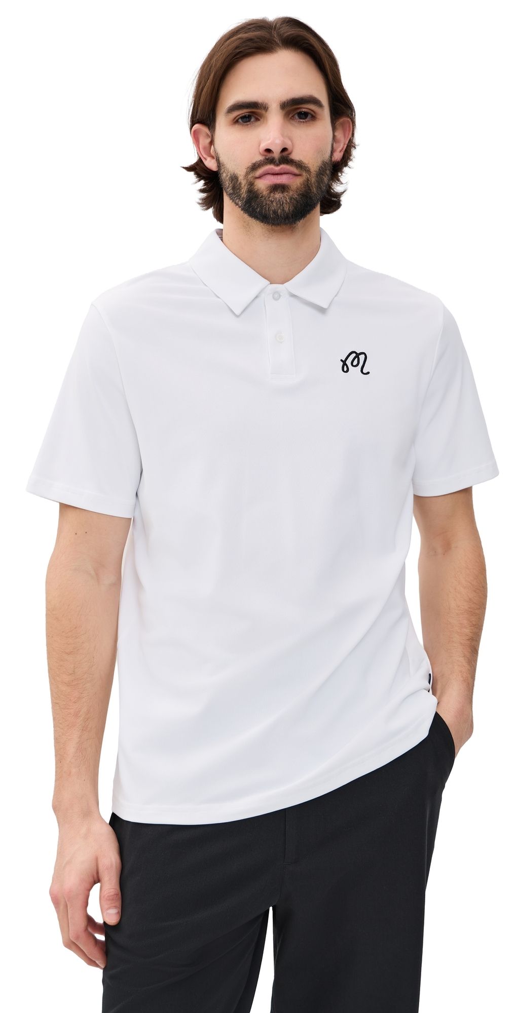 Malbon Golf Fairway Polo White M