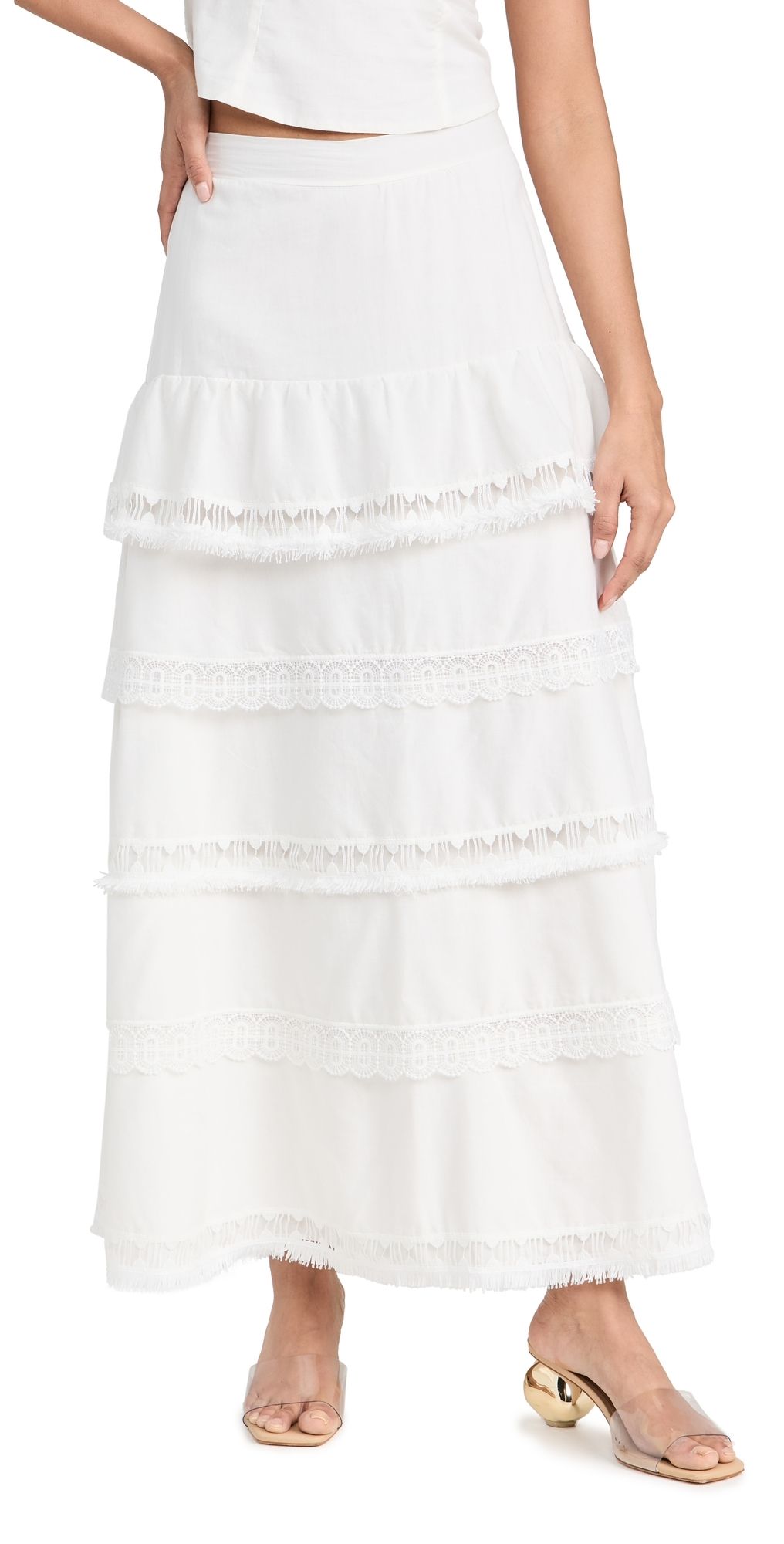 Peixoto Adina Skirt White XS