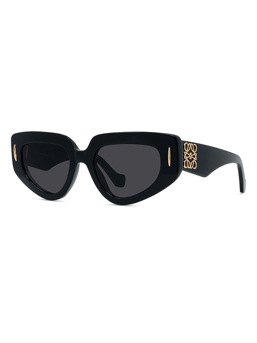 Women's Anagram 51MM Butterfly Sunglasses - Black