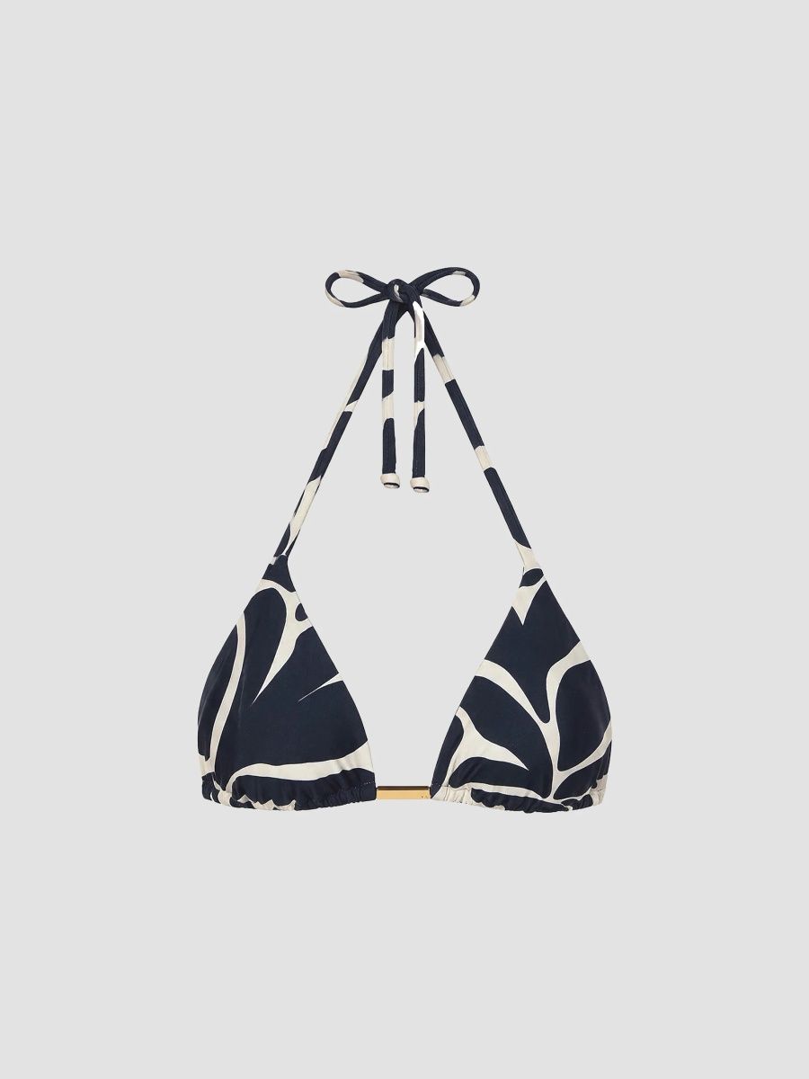 ViX by Paula Hermanny Women's Printed Triangle Bikini Top - Multi - Size XL