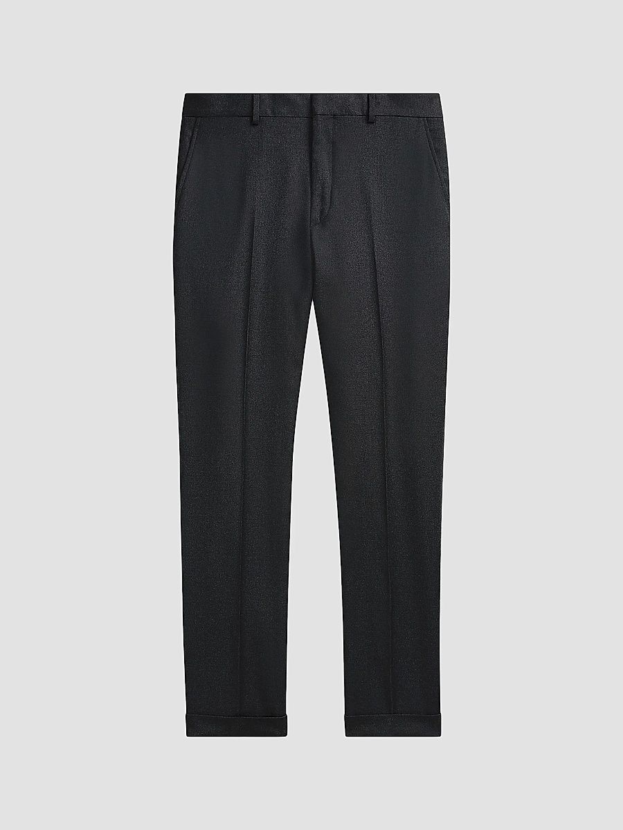 Polo Ralph Lauren Men's Wool Twill Slim-Fit Trousers - Charcoal - Size 42