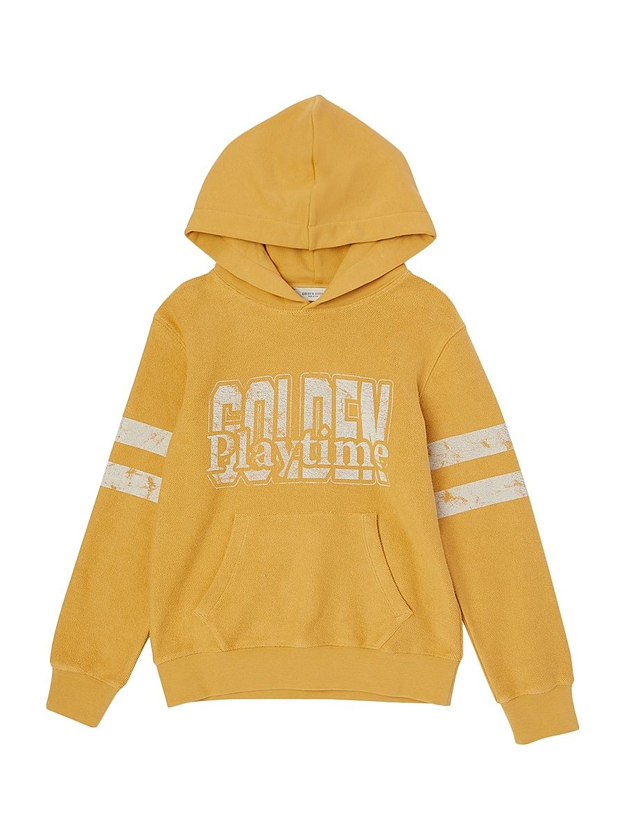 Little Kid's & Kid's Journey "Golden Playtime" Cotton-Blend Hoodie - Yellow - Size 8