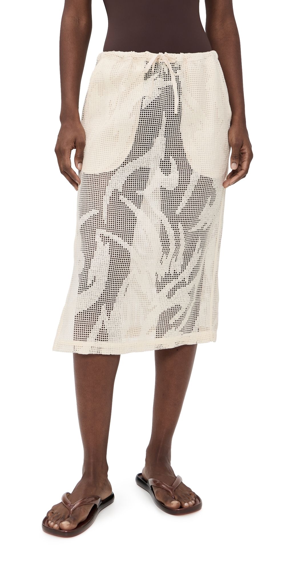 OAS Tribalo Lora Skirt Ecru M