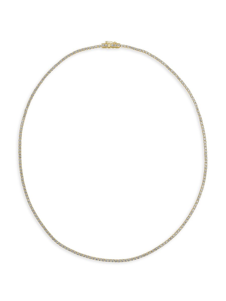 Women's Legacy 14K Gold & 4.46 TCW Diamond Tennis Choker - Yellow Gold
