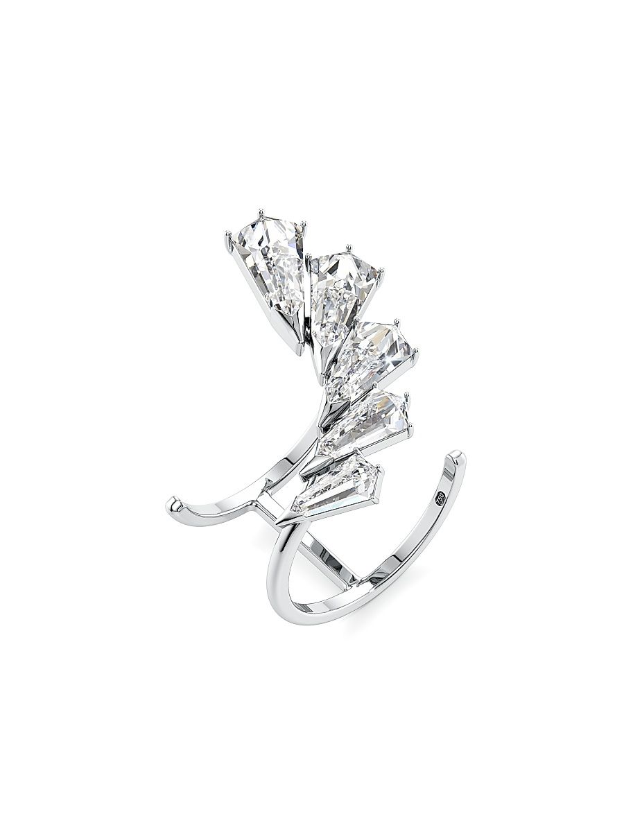 Women's Phoenix Burst 18K White Gold & 3.40 TCW Lab-Grown Diamond Ring - White Gold - Size 6
