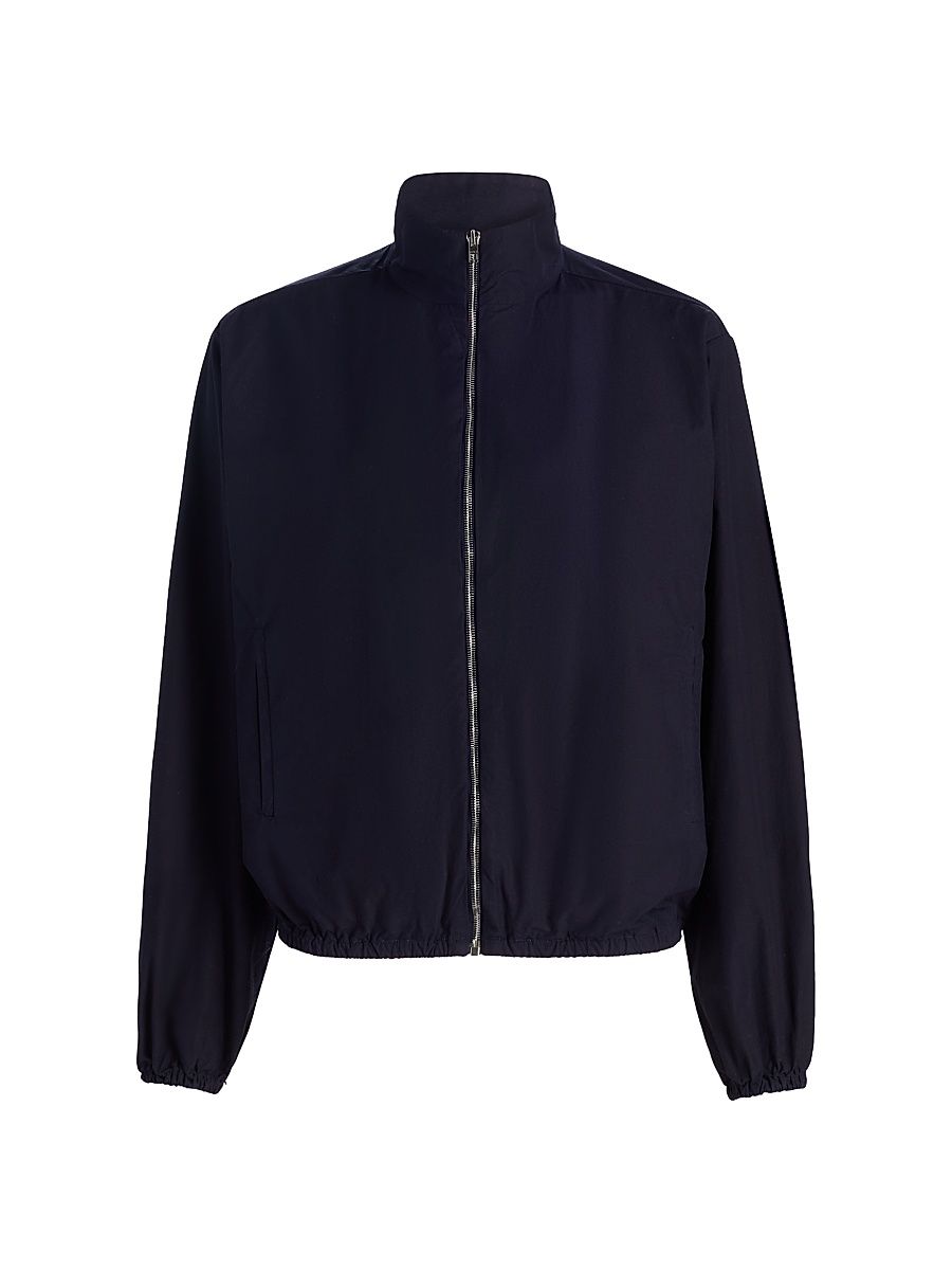 Women's Kyoto Garment-Dyed Cotton Windbreaker Jacket - Nuit - Size XL