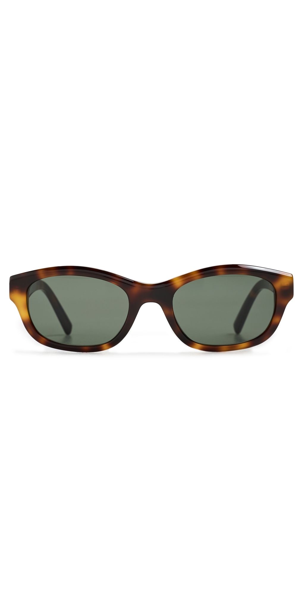 Saint Laurent M172 Round Tortoiseshell Sunglasses Havana-Havana-Grey One Size