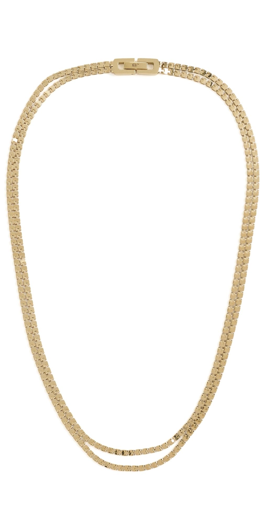 JENNY BIRD Double Amalfi Chain High Polish Gold One Size