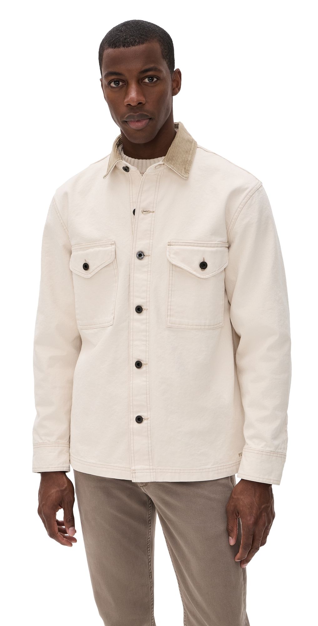 Filson Jac Rustic Canvas Shirt Natural Seed S
