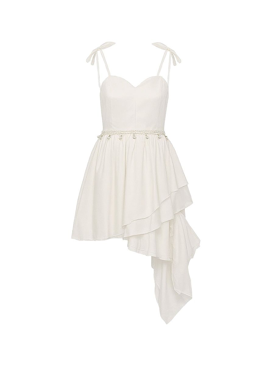 Girl's Arneri Dress - White - Size 16