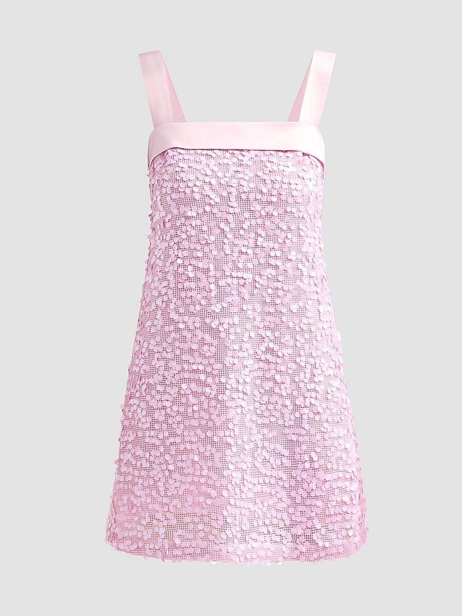 Women's Davina Embellished Mini Dress - Daisy - Size XS