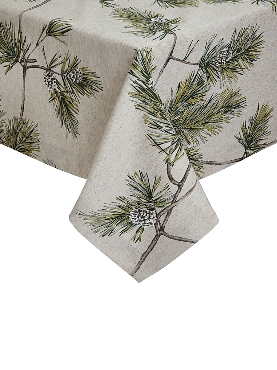 Beacon Pinecone Tablecloth - Light Beige - Size 90 x 90