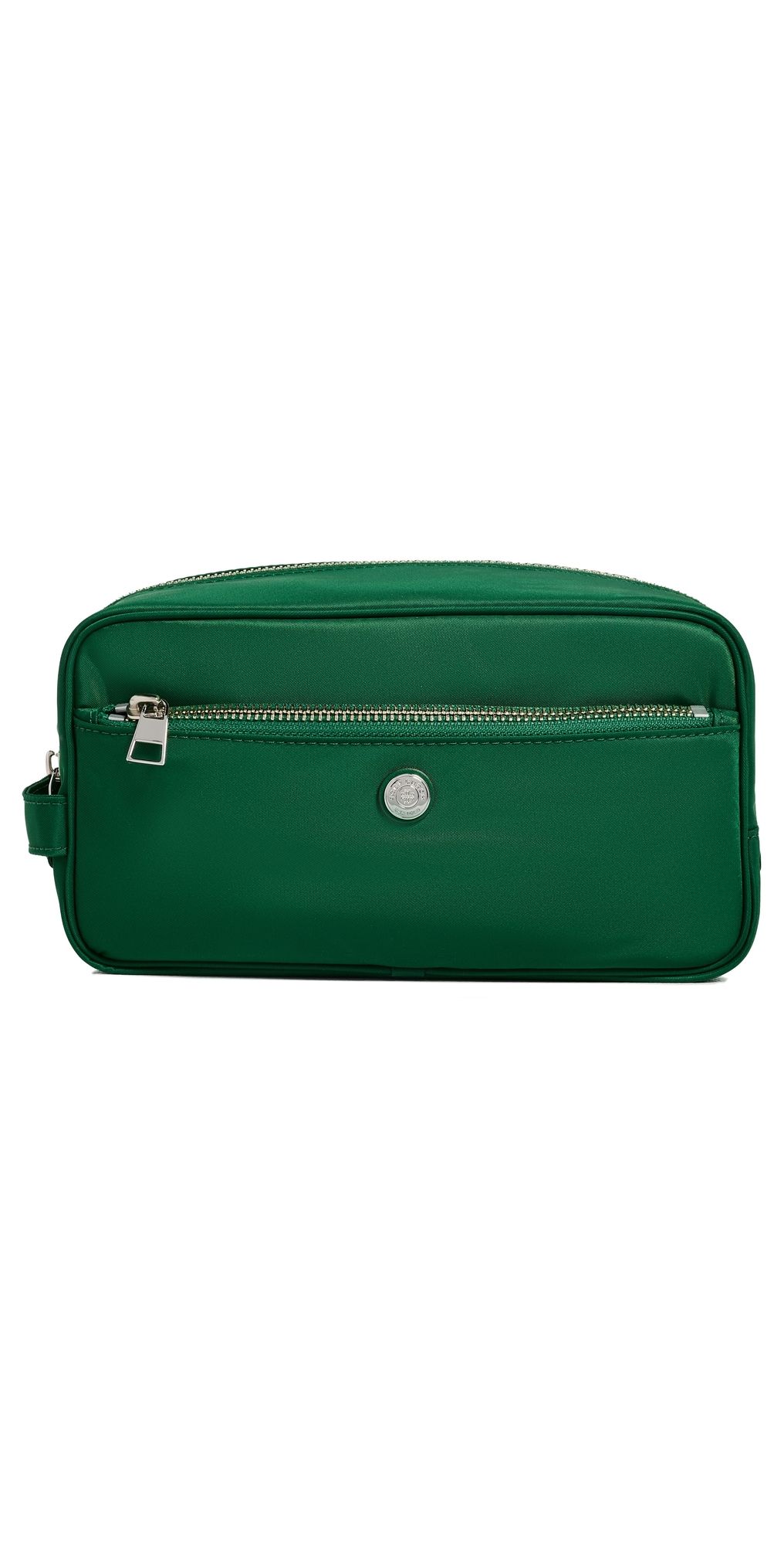 Tory Burch Twist Large Cosmetic Case Basil One Size