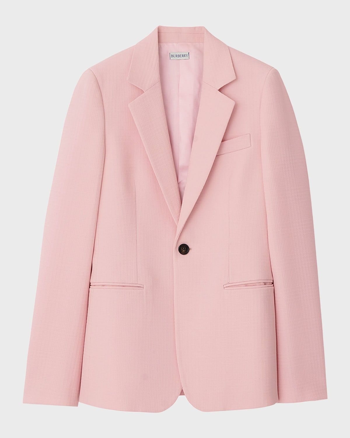 Slim-Fit Wool Blazer Jacket