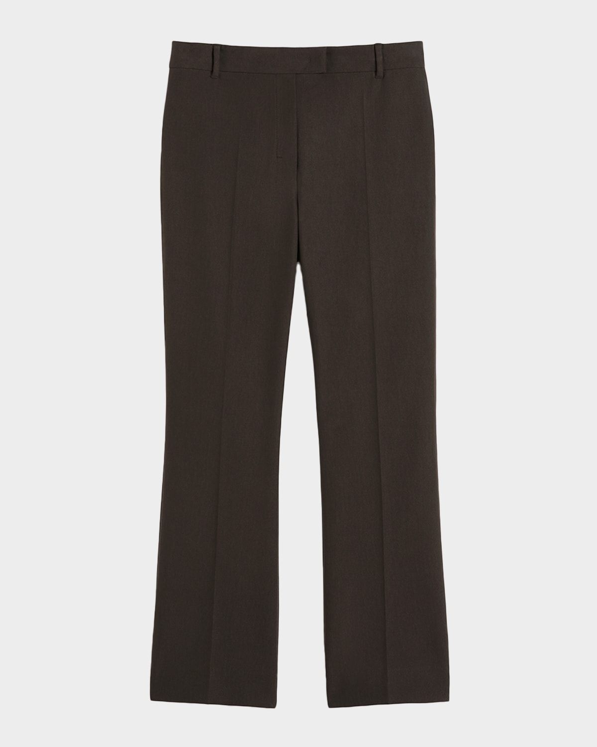 Fatina Cotton Kickflare-Leg Ankle Pants