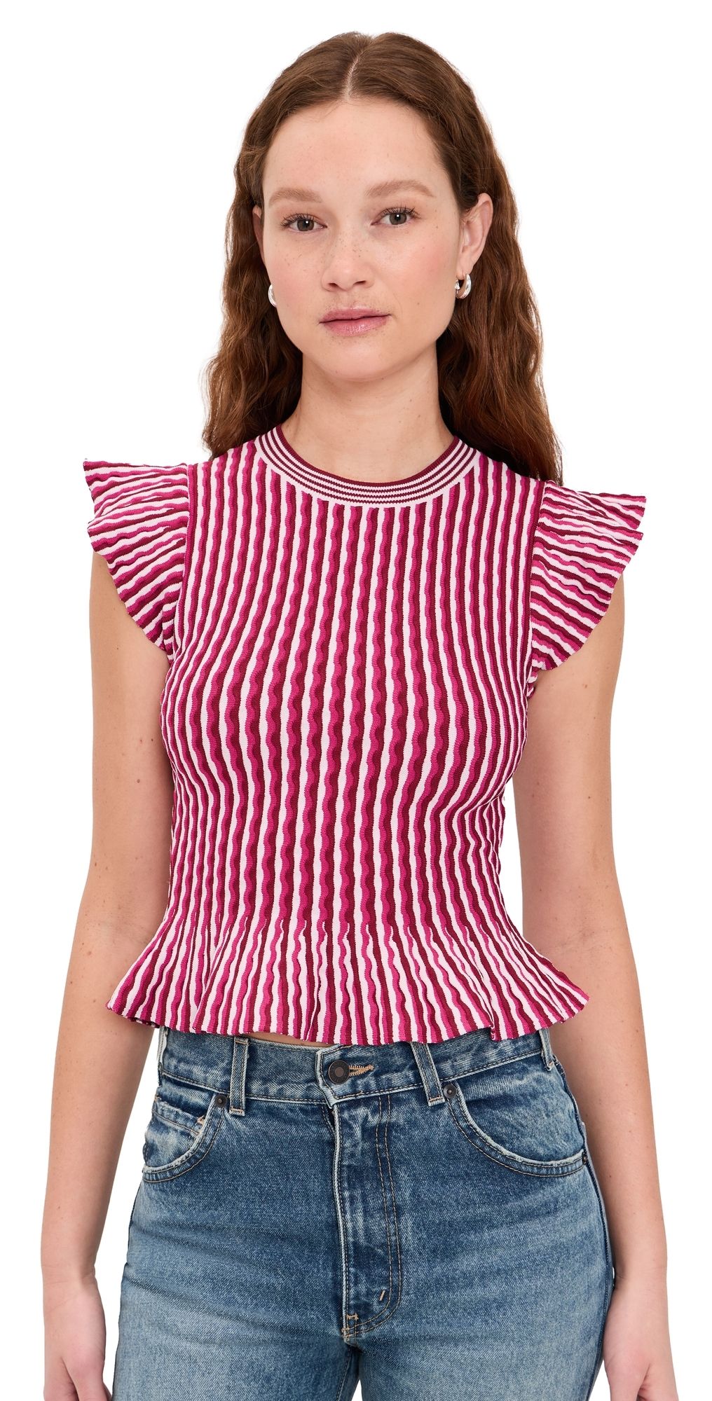 RAILS Bryn Top Berry Stripe XXL