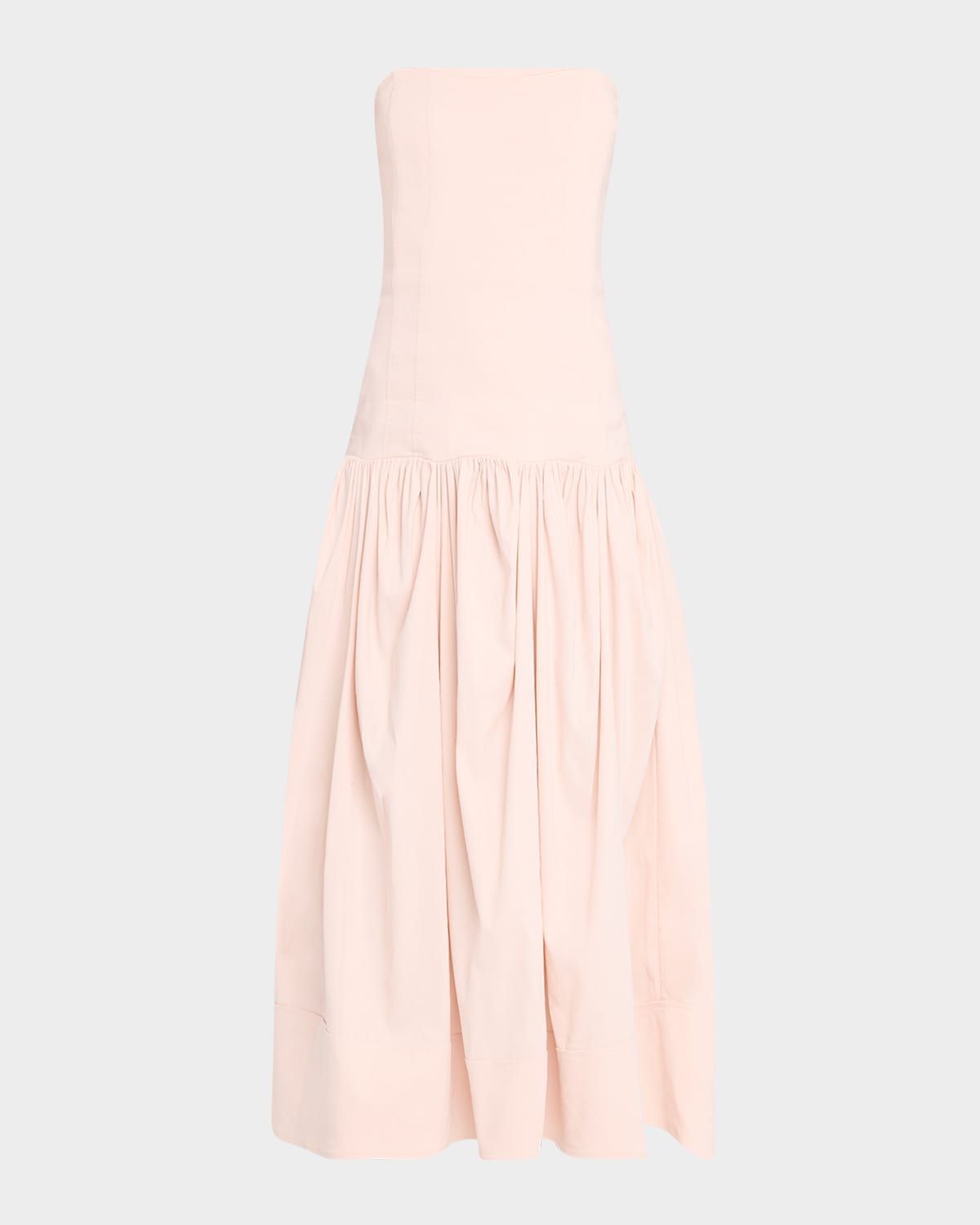 June Strapless Drop-Waist Dress